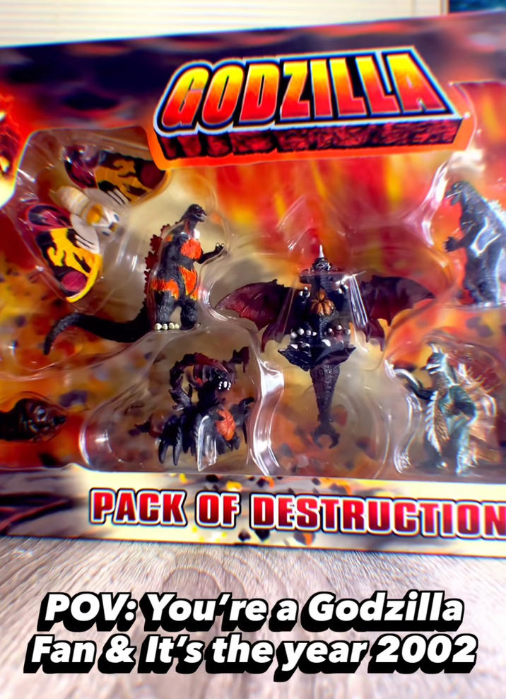CODZILLA 2301 PACK OF DESTRUCTION POV: You're a Godzilla Fan & It's the year 2002