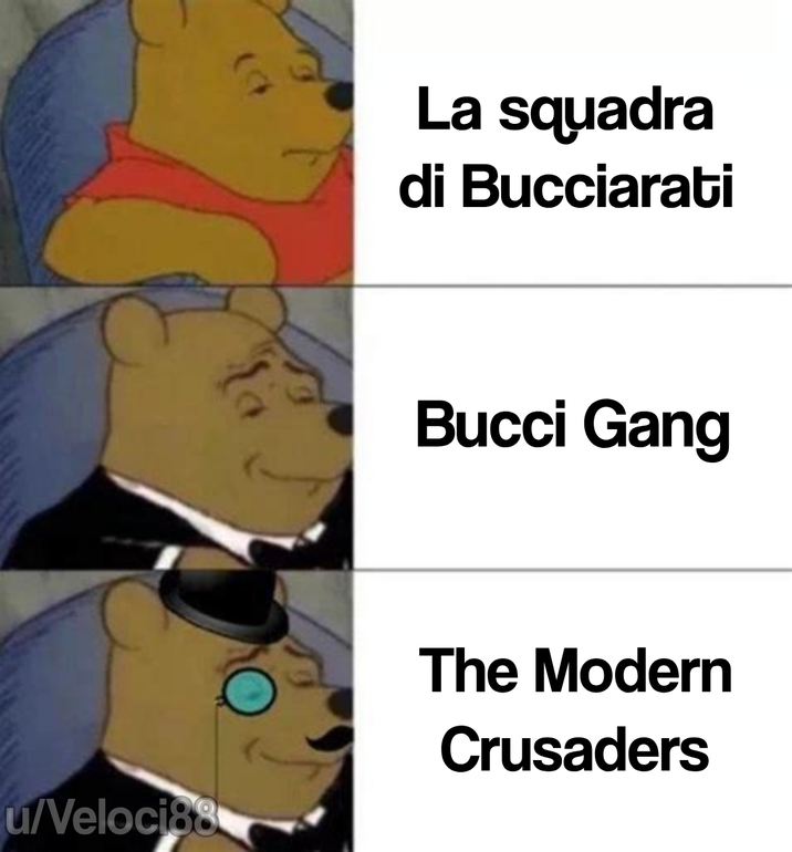 u/Veloci88 La squadra di Bucciarati Bucci Gang The Modern Crusaders