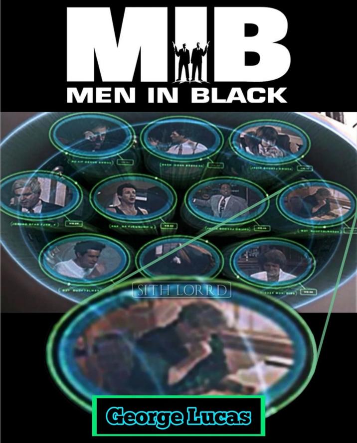 MTB MEN IN BLACK SITH LORRD George Lucas