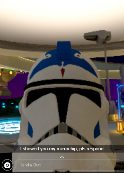 O I showed you my microchip, pls respond Send a Chat