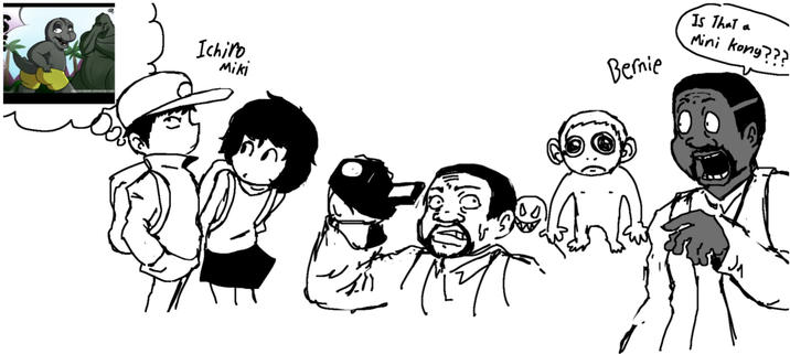 Ichiro Miki 100 Bernie a Is That Mini kong???