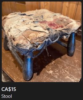 CA$15 Stool