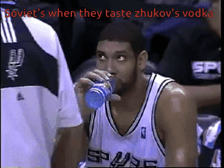 Soviet's when they taste zhukov's vodka SP