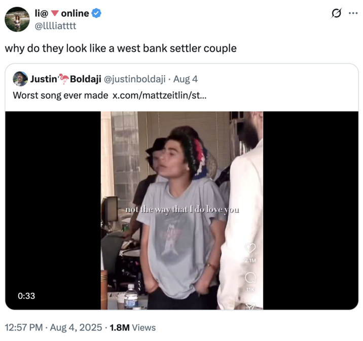 A "quote-tweet":https://knowyourmeme.com/memes/quote-retweets-qrts about "Home" by Edward Sharpe and the Magnetic Zeros, seen singing, "Alabama, Arkansas," on an NPR Tiny Desk Concert in 2009.
