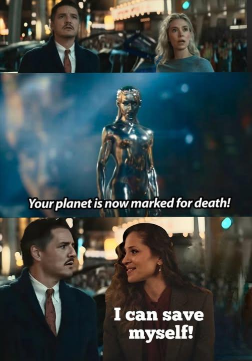 Your planet is now marked for death! I can save myself!