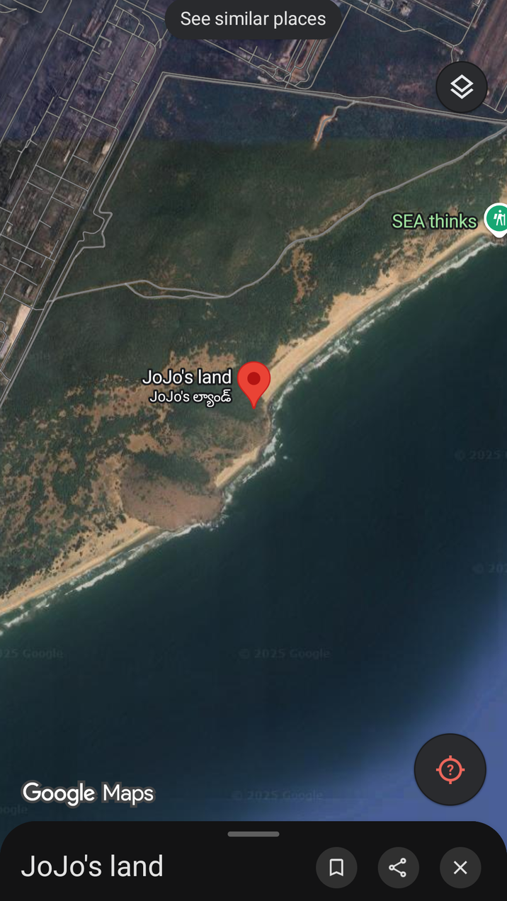 See similar places JoJo's land JoJo's eso SEA thinks A 325 Google 2025 Google Google Maps 2025 Google oogle JoJo's land ☐ 2025 go 20 Х