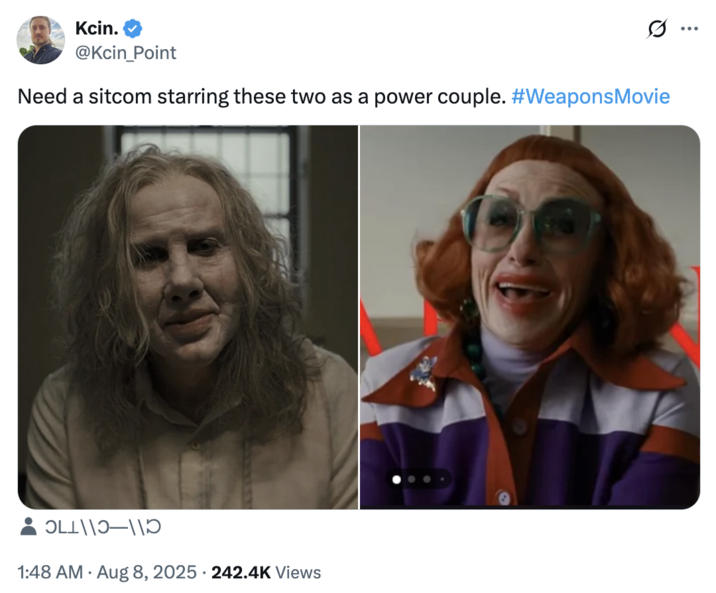 X user @Kcin_Point posted a still from 