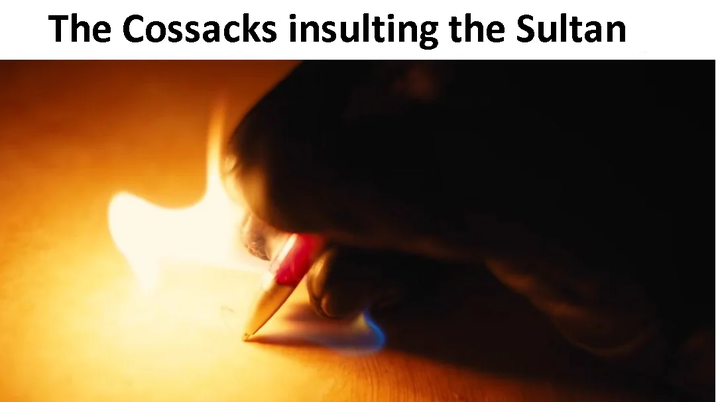 The Cossacks insulting the Sultan