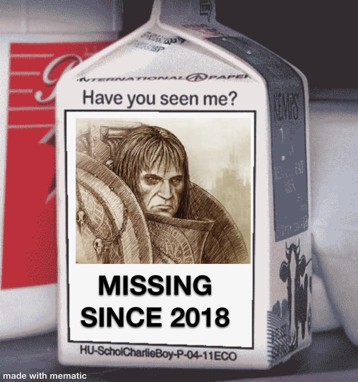 Have you seen me? KEMES MISSING SINCE 2018 HU-ScholCharlieBoy-P-04-11ECO made with mematic