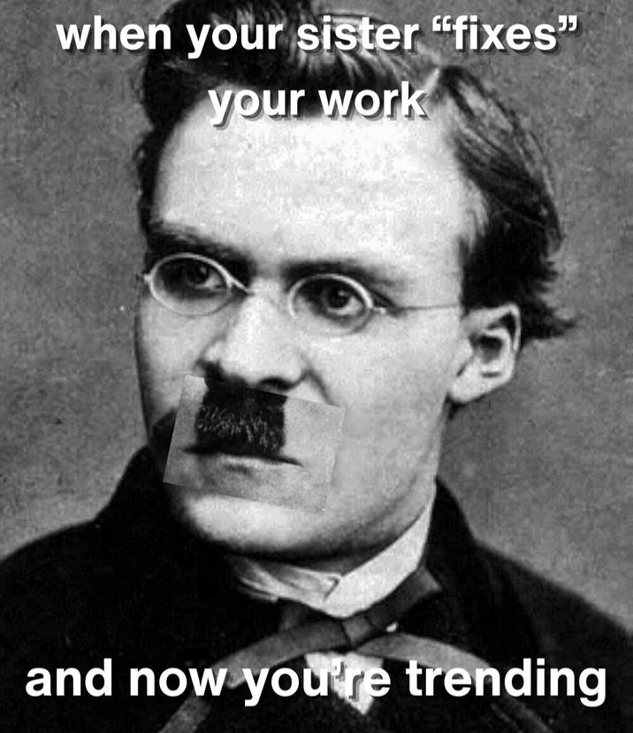 when your sister "fixes" your work and now you're trending