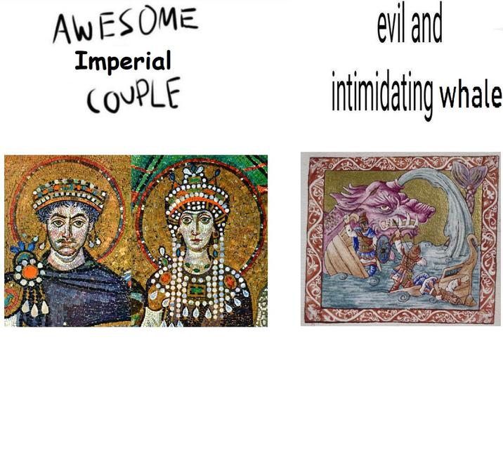 AWESOME Imperial COUPLE evil and intimidating whale