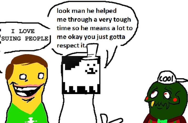 August 9th, 2025 tweet by @Sp00kyrex17 X user @Sp00kyrex17 posted a "Look Man He Helped Me":https://knowyourmeme.com/memes/look-man-he-helped-me-through-a-very-tough-time to comment on Toby Fox working on the _Homestuck_ animated project with Andrew Hussie, gathering over 2,600 likes in a day.