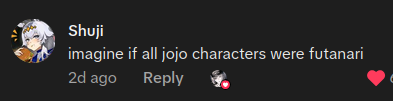 Shuji imagine if all jojo characters were futanari 2d ago Reply