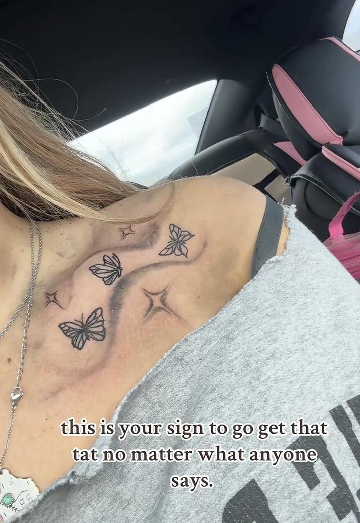 this is your sign to go get that tat no matter what anyone says.