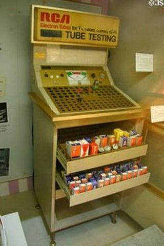 RCA Blectron Tubes for Tardon A TUBE TESTING JS