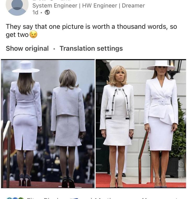 System Engineer | HW Engineer | Dreamer 1d. They say that one picture is worth a thousand words, so get two Show original ⚫ Translation settings 56.5K 6,884 1,046