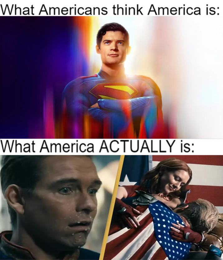 What Americans think America is: What America ACTUALLY is: