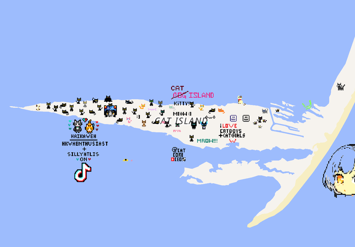 HAIKAVEH HKVHENTHUSIAST + SILLYATLIS YONY ♪ CAT OBG ISLAND KITTY MEOW GAT ISLAND וויח ¡LOVE CATBOYS +CATGIRLS MROW!!! @CAT CORE CLEOS