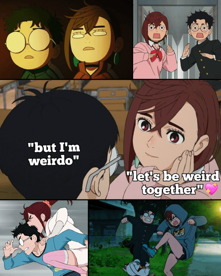 "but I'm weirdo" Flet's be weird together"