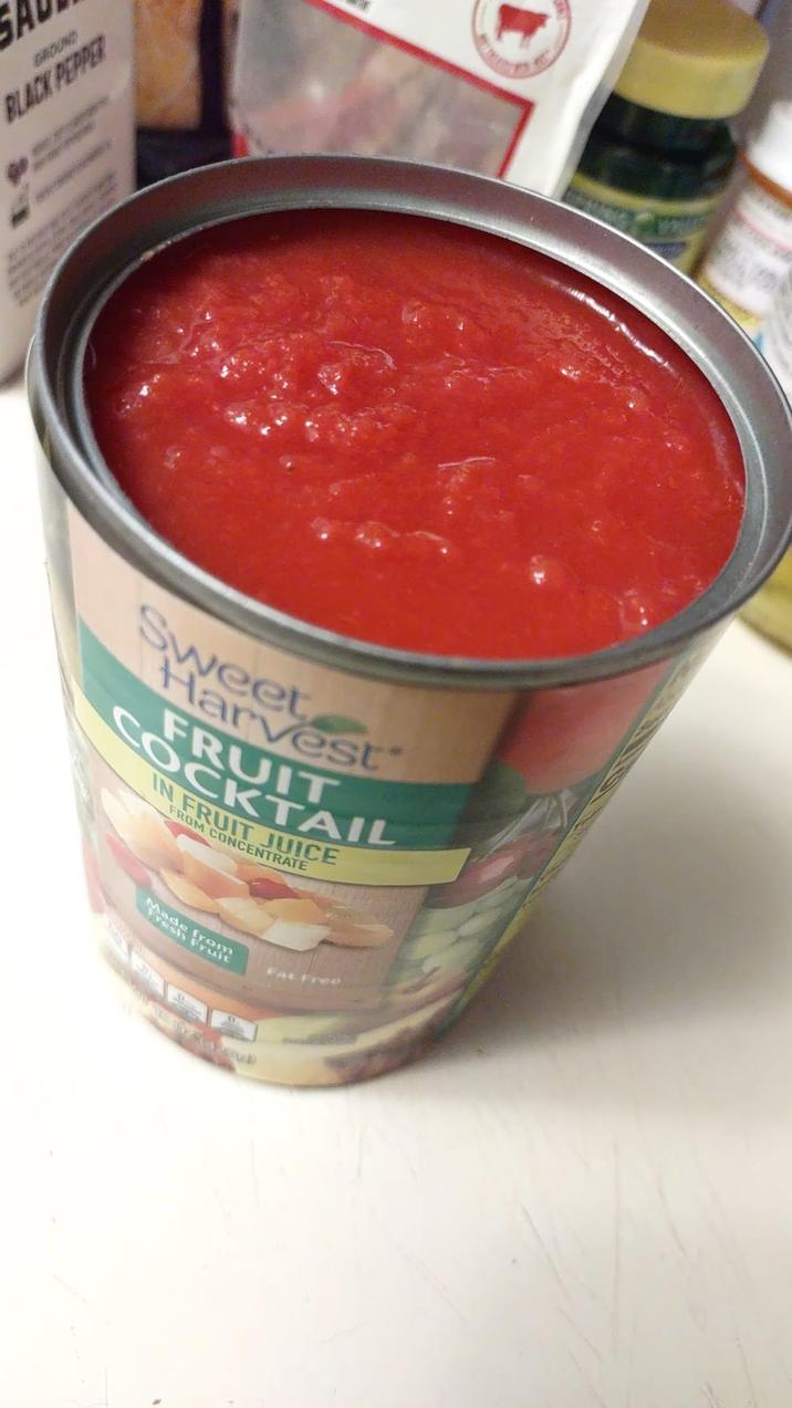 GROUND BLACK PEPPER Sweet Harvest FRUIT COCKTAIL IN FRUIT JUICE FROM CONCENTRATE Mada Fresh Frun it Fat Free 1