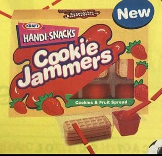 KRAFT HANDI-SNACKS Cookie Jammers New Cookies & Fruit Spread
