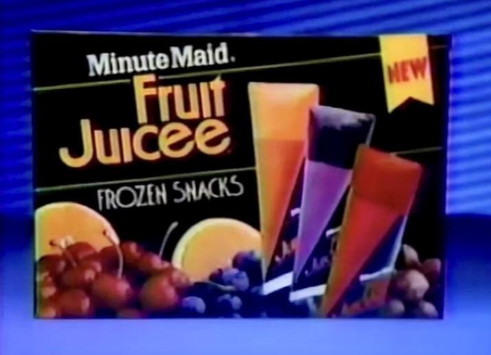Minute Maid. Fruit Juicee FROZEN SNACKS NEW