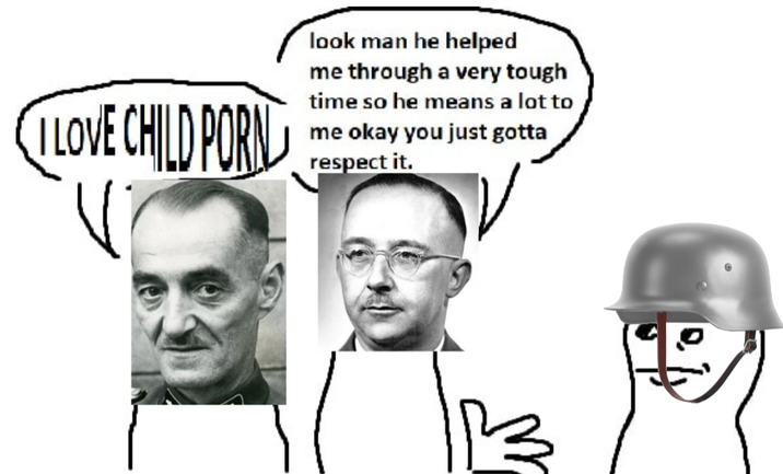 ILOVE CHILD P--- look man he helped me through a very tough time so he means a lot to me okay you just gotta respect it. Q.