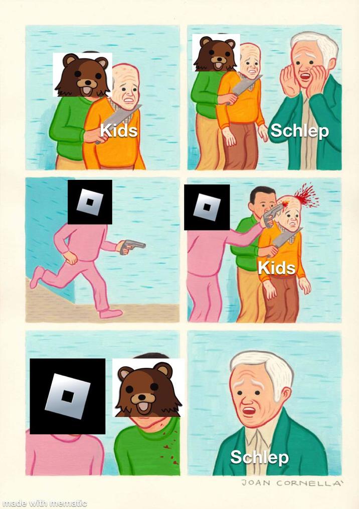 Kids Schlep Kids made with mematic Schlep JOAN CORNELLA