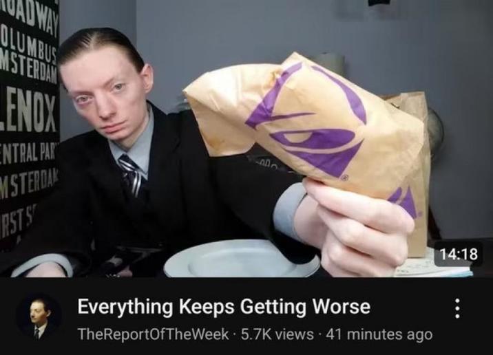 WAY OLUMBUS MSTERDAM ENOX ENTRAL PAR MSTERDA RST ST Everything Keeps Getting Worse TheReportOfTheWeek 5.7K views 41 minutes ago 14:18