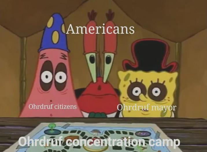 Americans Ohrdruf citizens Ohrdruf mayor Ohrdruf concentration camp