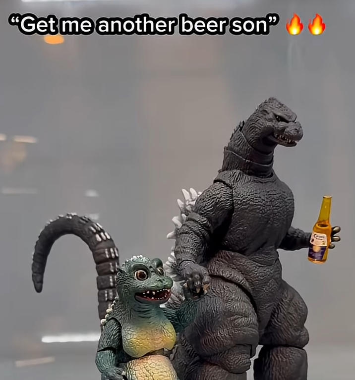 "Get me another beer son"