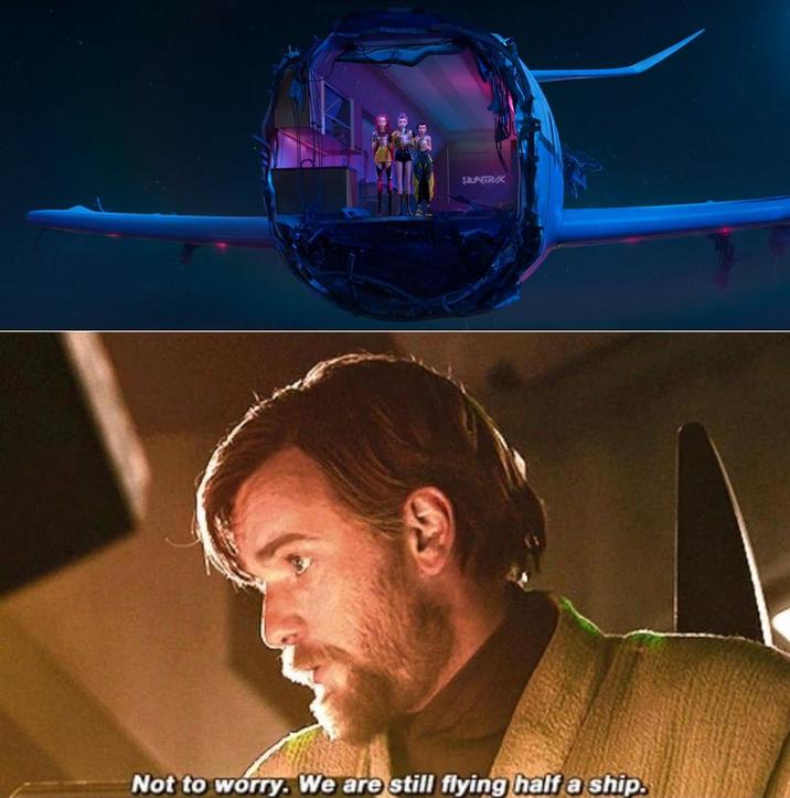 HUNTTRUX Not to worry. We are still flying half a ship.