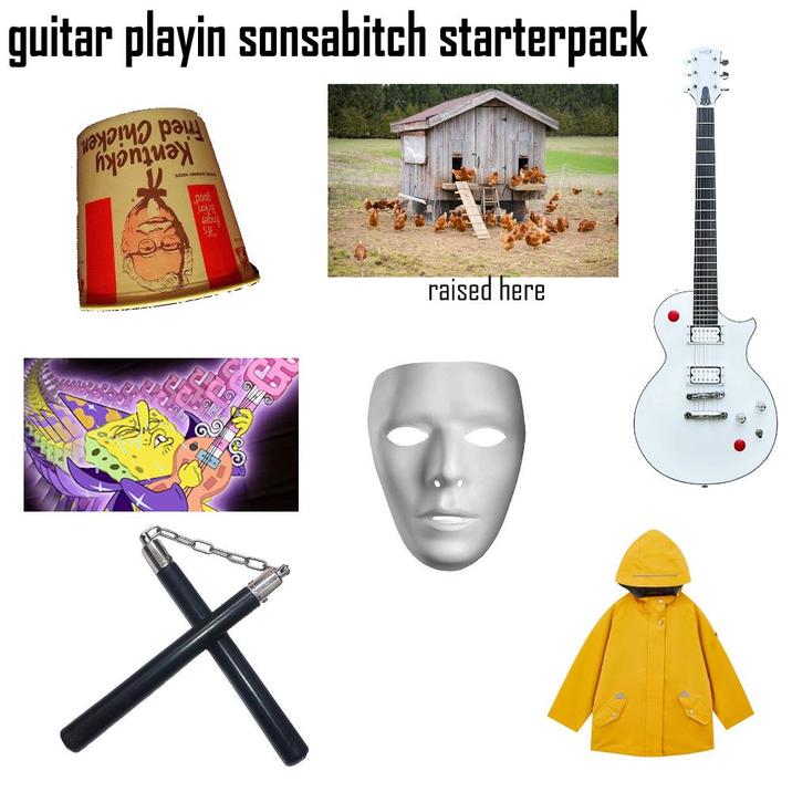 guitar playin sonsabitch starterpack LANGERS RECIPE Fried Chicken Kentucky рооб rkin inger raised here