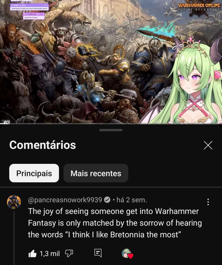 - dinger.x.dare Graasque tukay we're just starting the reacts Trick.gh-0x good now thanks WARHAMMER ONLINE AGE OF RECKONING Comentários Principais Mais recentes @pancreasnowork9939 • ⚫ há 2 sem. The joy of seeing someone get into Warhammer Fantasy is only matched by the sorrow of hearing the words "I think I like Bretonnia the most" 1,3 mil 回 Х