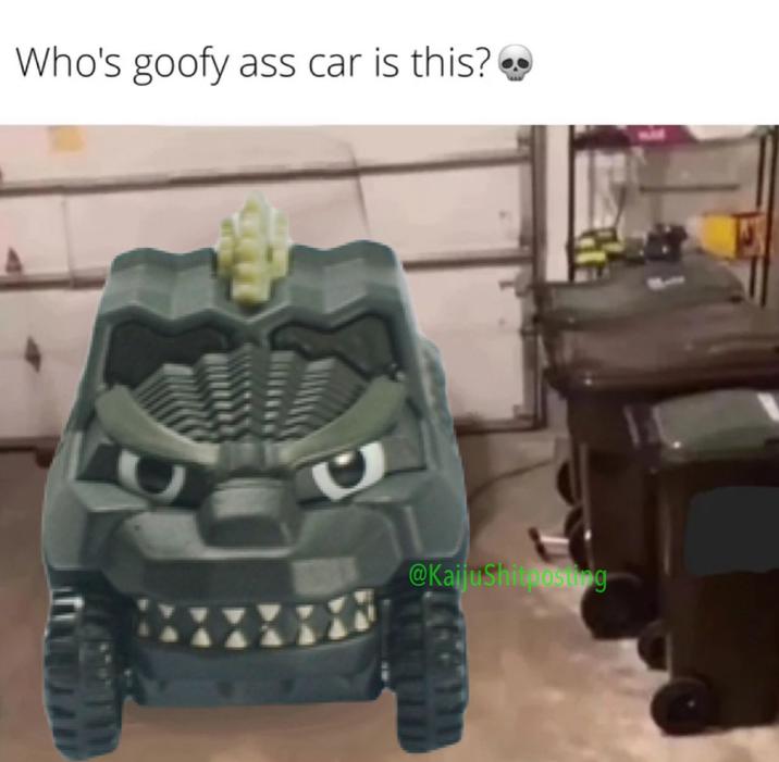 Who's goofy ass car is this? @KaijuShitposting