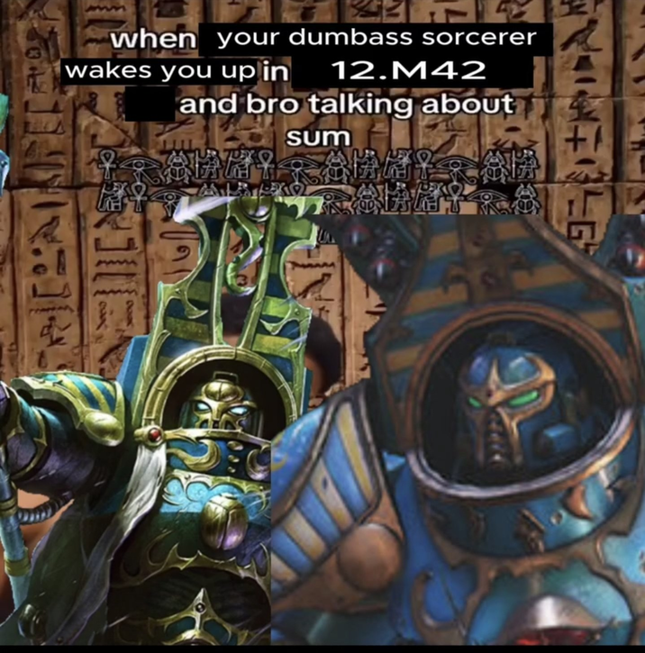 when your dumbass sorcerer wakes you up in 12.M42 and bro talking about sum 川 至