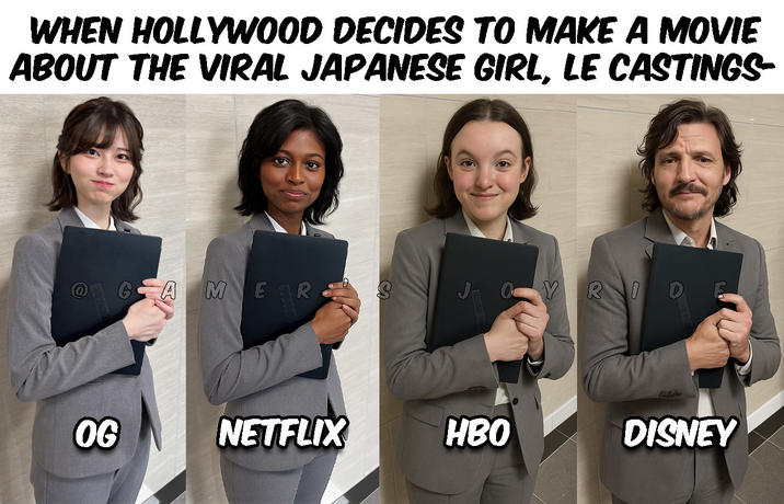 WHEN HOLLYWOOD DECIDES TO MAKE A MOVIE ABOUT THE VIRAL JAPANESE GIRL, LE CASTINGS- A MER 0 RI OG NETFLIX HBO DISNEY