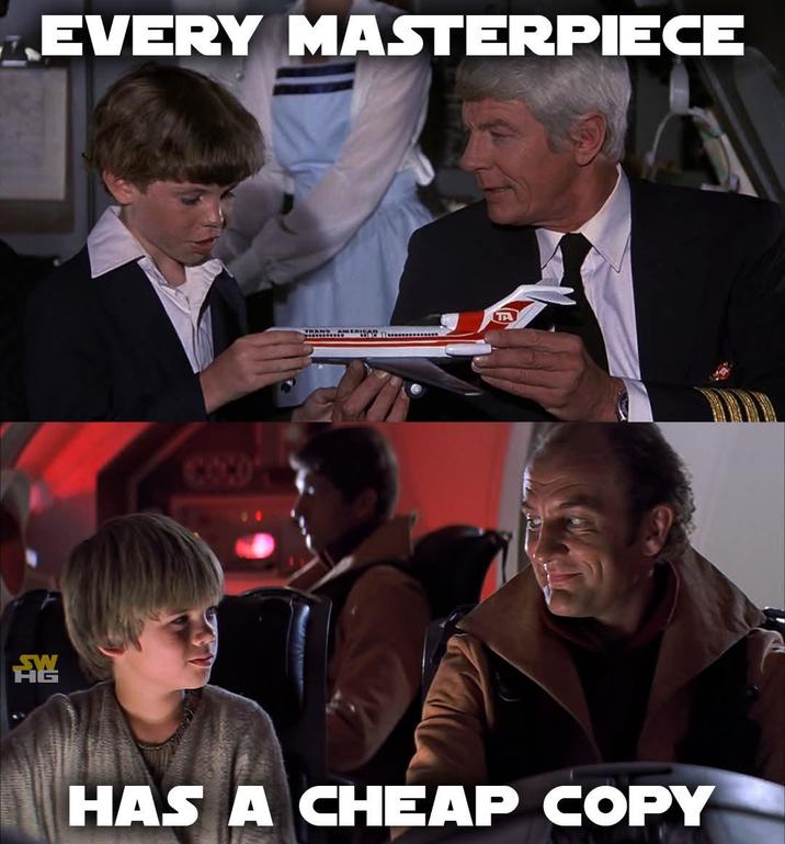 EVERY MASTERPIECE 龍 THAND TA HAS A CHEAP COPY