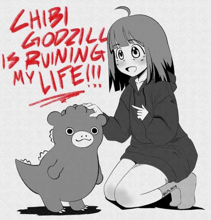 CHIBI GODZILL IS RUINING MY LIFE!!! BRUTAL BEAR