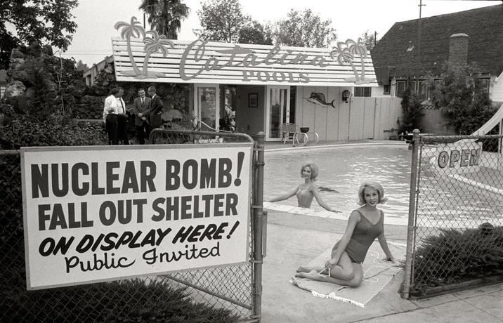 NUCLEAR BOMB! FALL OUT SHELTER ON DISPLAY HERE! Public Invited OPEN