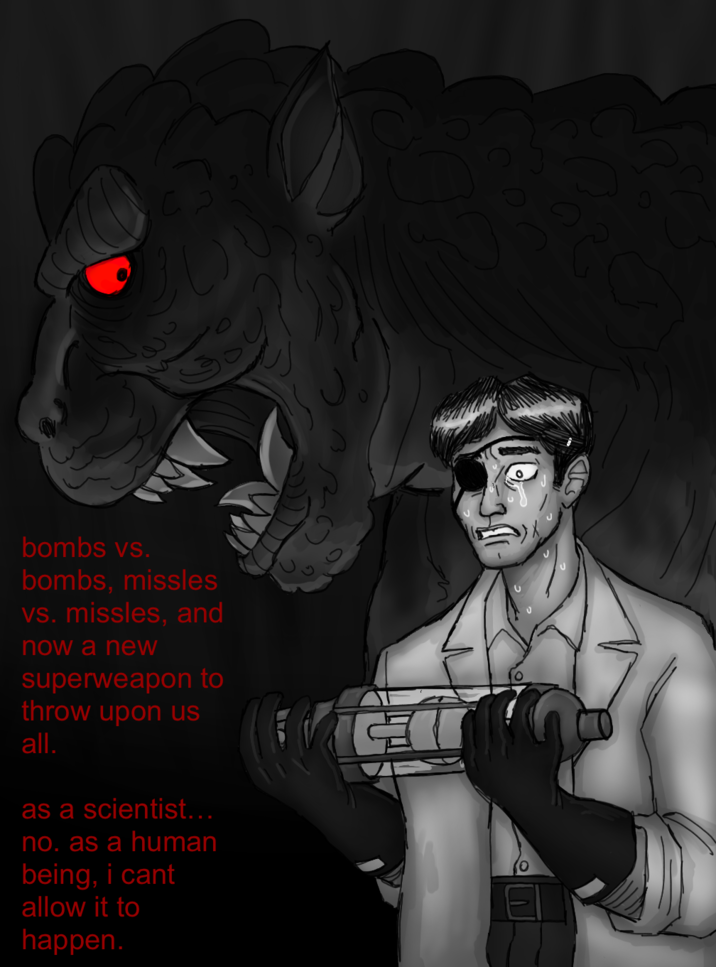 30 bombs vs. bombs, missles vs. missles, and now a new superweapon to throw upon us all. as a scientist... no. as a human being, i cant allow it to happen.