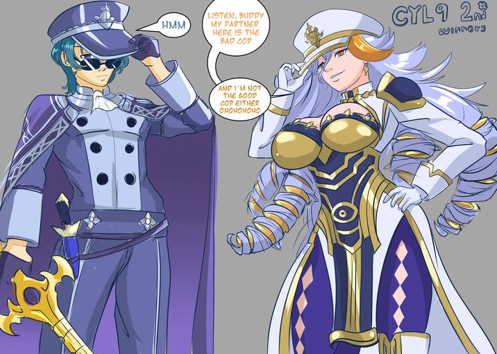 HMM LISTEN, BUDDY MY PARTNER HERE IS THE BAD COP CYL9 2 Winners AND I'M NOT THE GOOD COP EITHER OHOHOHOHO