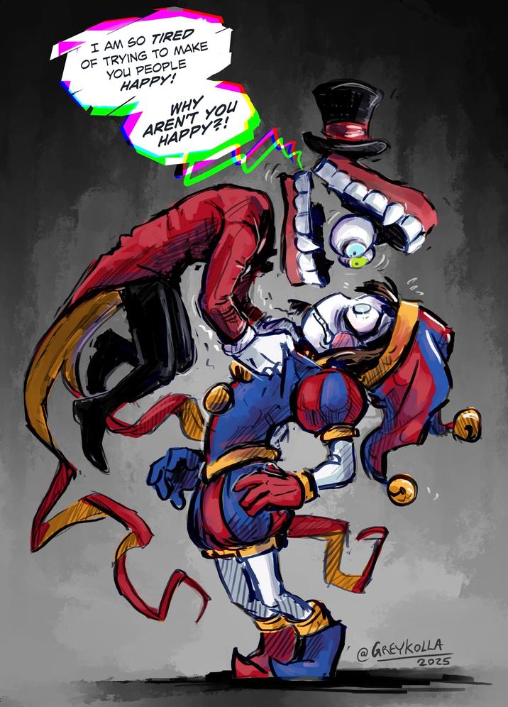 I AM SO TIRED OF TRYING TO MAKE YOU PEOPLE HAPPY! WHY AREN'T YOU HAPPY?! @GREYKOLLA 2925