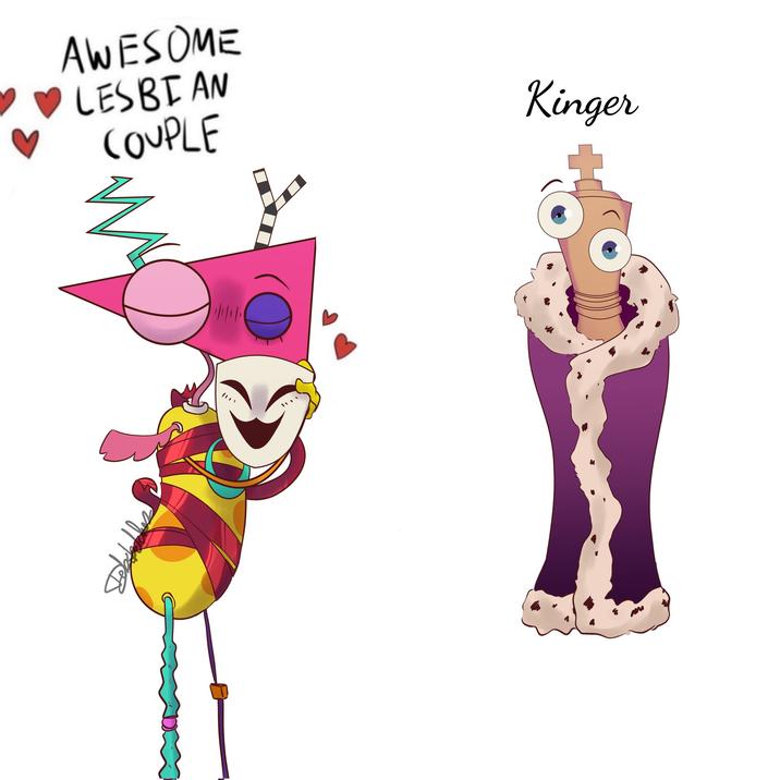 AWESOME LESBIAN COUPLE Kinger