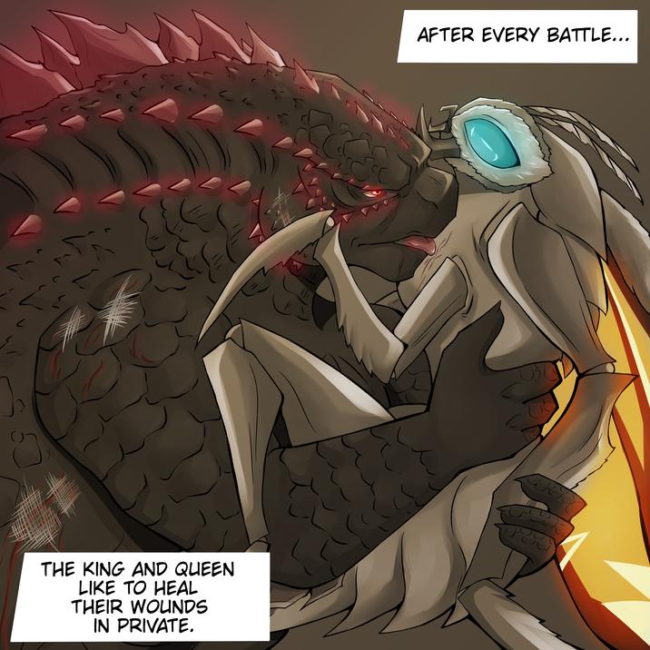 THE KING AND QUEEN LIKE TO HEAL THEIR WOUNDS IN PRIVATE. AFTER EVERY BATTLE... C