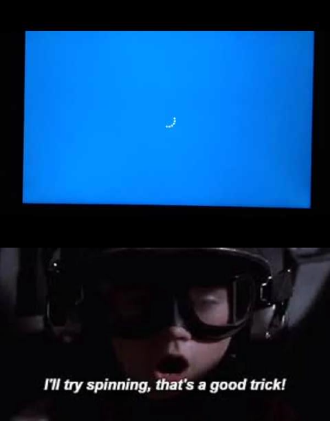 I'll try spinning, that's a good trick!