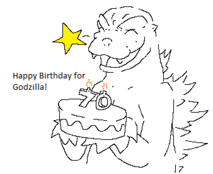 Happy Birthday for Godzilla! >