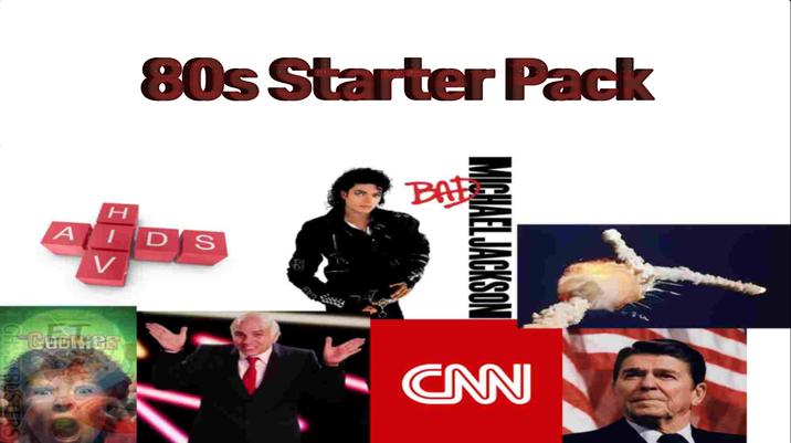 H 80s Starter Pack AND'S BATE MICHAEL JACKSON CNN