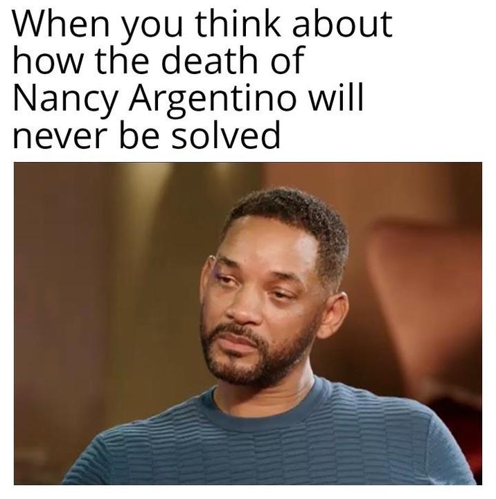 When you think about how the death of Nancy Argentino will never be solved