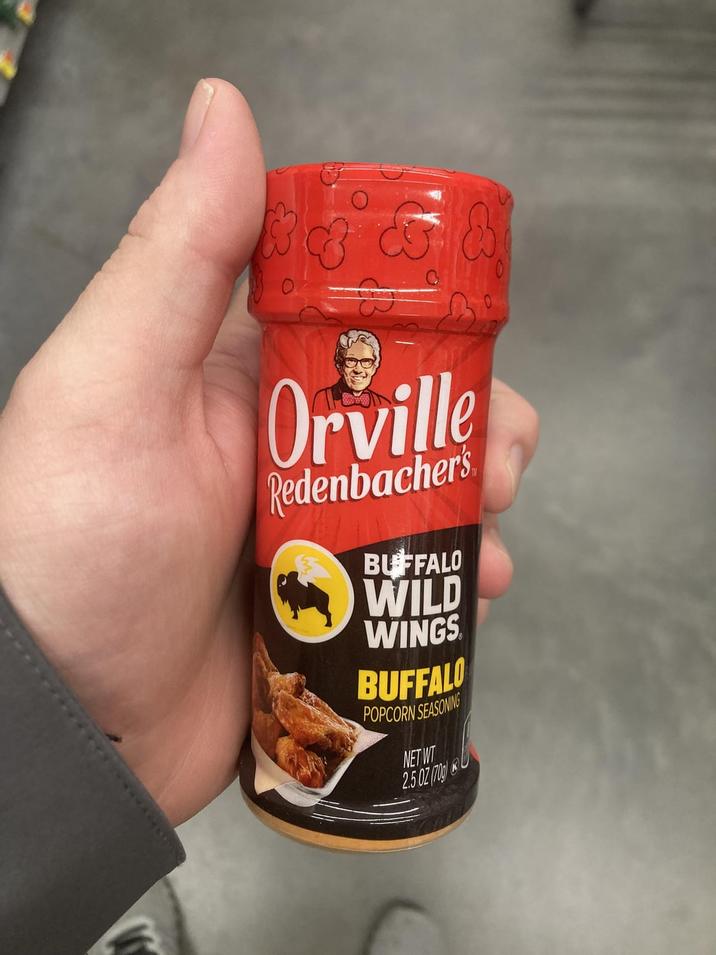 && Orville Redenbacher's BUFFALO WILD WINGS BUFFALO POPCORN SEASONING NET WT 2.502 700)